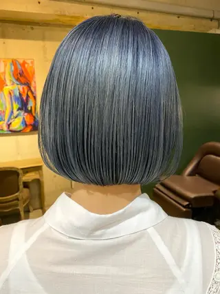 セミロング カラー ヘアアレンジ TOPSTYLIST 🇬🇧JIMMYのヘアスタイル