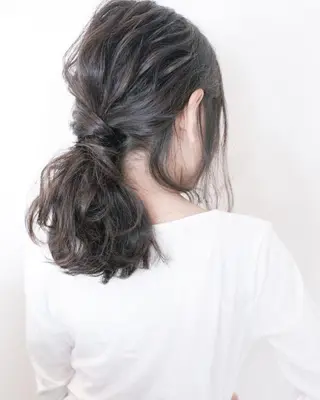 ミディアム カラー ヘアアレンジ Mariana/ 鶴原-ハイライトのヘアスタイル
