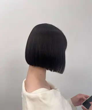 ミディアム IO【イオ】ブリーチ／ダブルカラー/髪質改善/ケアブリーチ/ハイトーン／長野市／長野駅所属・木藤 優杏のヘアスタイル