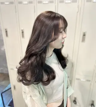 ロング カラー 赤み消しカラー 🍀JUNKIのヘアスタイル