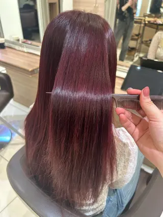 ロング カラー yuina／🫧 艶感ダブルカラー🫧のヘアスタイル