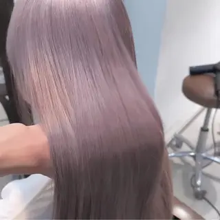 ロング カラー パーマ ヘアアレンジ ブリーチカラー🤍 颯馬🐈‍⬛のヘアスタイル