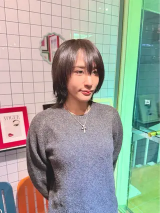 ショート ウルフレイヤー エクステ/kokiのヘアスタイル