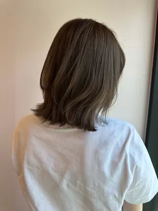 ミディアム ボブ/透明感カラー 🌿栄🌿kouneのヘアスタイル