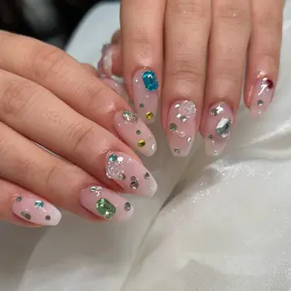 ネイル joie ange rinna上本町のネイルデザイン