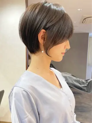 ショート カラー 平川 一真のヘアスタイル