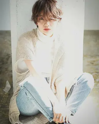 ショート ホリウチ ユキエのヘアスタイル