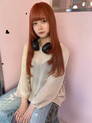 ロング カラー moana surfriderのヘアスタイル