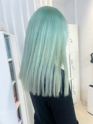 ロング カラー BOX mico.のヘアスタイル