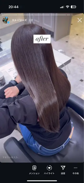 ロング カラー 韓国風グレージュ 🤍たくみ🤍のヘアスタイル