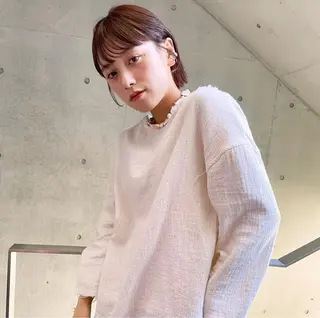 ショート カラー 暖色カラー/ピンク カラー/HARUKAのヘアスタイル