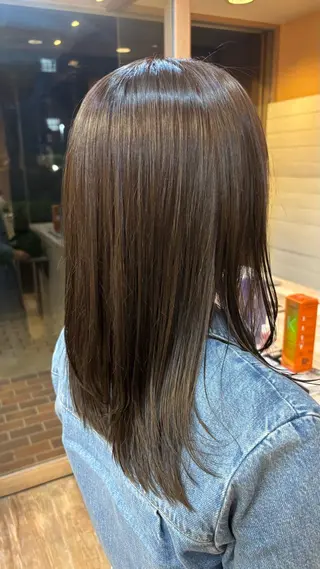 セミロング カラー ブリーチカラー🎀 Himariのヘアスタイル