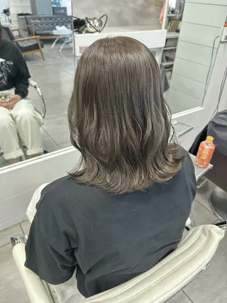 ミディアム 🫧艶髪カラー🫧 森本くるみのヘアスタイル