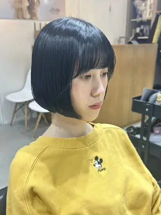 ショート ボブ人気No,1✨ TAME副店長のヘアスタイル