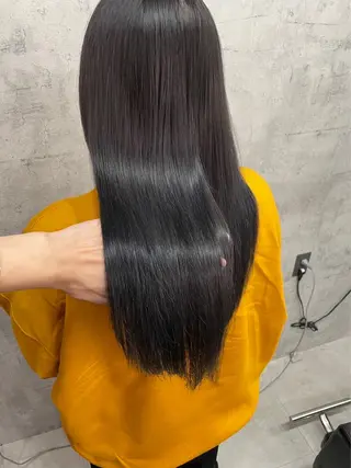 ロング カラー エクステ・レイヤ ーカット松下宗翔のヘアスタイル
