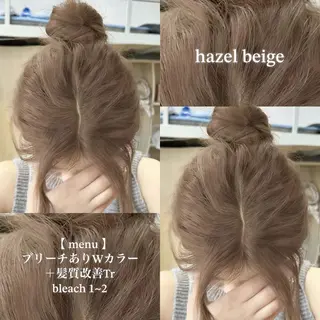 カラー 🩶透明感ブリーチ カラー🩶 maoのヘアスタイル
