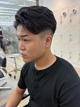 パーマ メンズ 🌀toa/波巻き✨ /メンズパーマ／栄のヘアスタイル