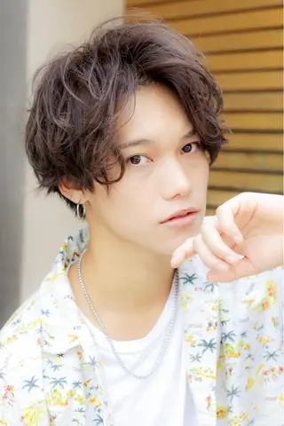 パーマ メンズ うる艶/レイヤー 🪞池袋LAND🪞のヘアスタイル