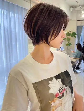 ショート 博多ベージュ 🐻松井傑のヘアスタイル