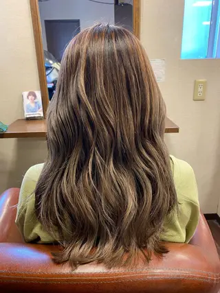 ロング カラー liL  hair サトウリョウタのヘアスタイル