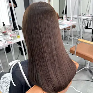 ロング カラー ヘアアレンジ ブリーチなしカラー /新百合ヶ丘/安形翔のヘアスタイル