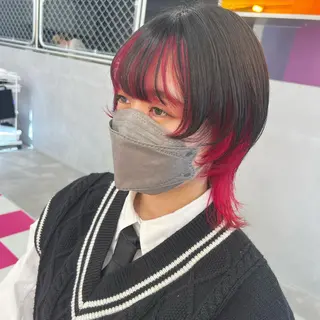 ミディアム カラー ELU.☁️ ARIのヘアスタイル