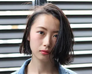 ショート カラー ショート✨ボブ✨代表 新田見美仁のヘアスタイル