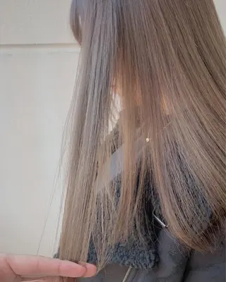 セミロング カラー ヘアアレンジ 縮毛矯正 髪質改善寺坂雄飛💐のヘアスタイル