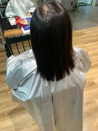 ミディアム 髪質改善 LIME 長野駅のヘアスタイル