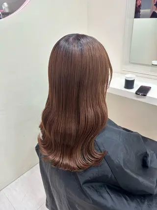 ロング カラー ヘアアレンジ 🎀 yuuka🎀のヘアスタイル