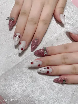 ミディアム ネイル 《LB》ラブリエ Nail&eyeのマツエク・マツパデザイン