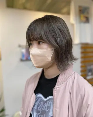 ショート カラー ノグチ ユウキ/ボブのヘアスタイル