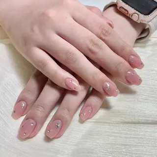 ネイル By moonネイル 🌷ワンホン/韓国風のネイルデザイン