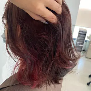 ロング カラー UNDER vr 【アンダーバー】のヘアスタイル