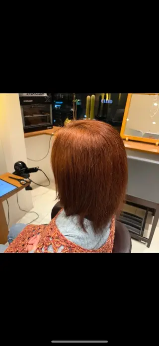 カラー 森田 玲央のヘアスタイル