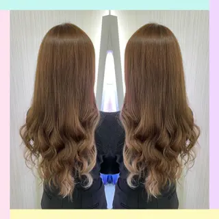 ロング カラー アイブロウ れん/ハイトーン /エクステ/韓国風のヘアスタイル