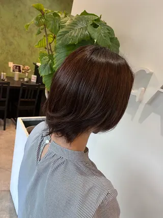 カラー NEIRO/透明感 カラー/グレージュのヘアスタイル