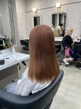 セミロング カラー ヘアアレンジ キッズ TRU Shino🦋のマツエク・マツパデザイン