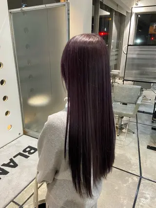 ロング カラー MINENO🌼 パーマ⚡️ブリーチのヘアスタイル