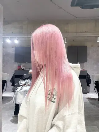 ロング カラー 市川 澪のヘアスタイル