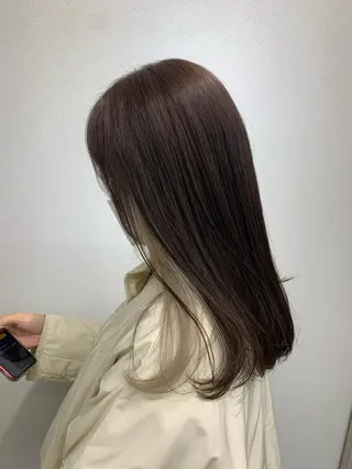 ロング カラー 小倉 結衣のヘアスタイル
