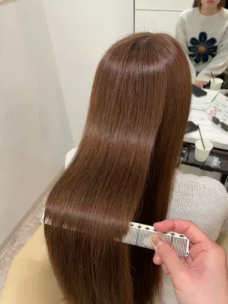 ロング カラー ボブ/艶髪 soleilrukaのヘアスタイル