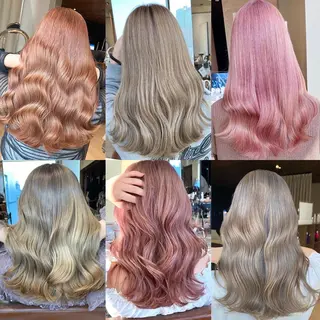 セミロング カラー 顔まわりの神様✨ 透明感カラー藤嶋秀幸のヘアスタイル