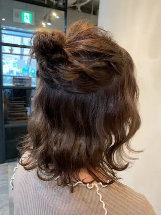 セミロング 山本 みきのヘアスタイル