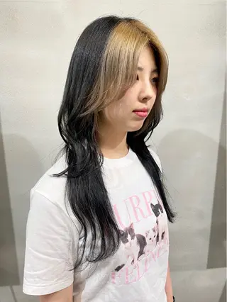 ロング カラー 柏 デザインカラー/ レイヤー🐣シオリのヘアスタイル