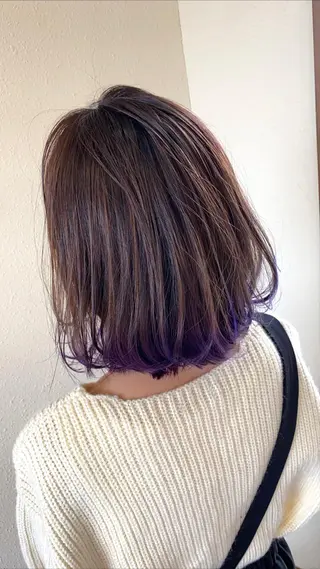 ミディアム 中川 茜里のヘアスタイル