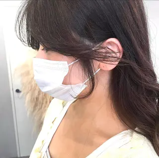 セミロング カラー はるか 💐 お悩み改善美容師のヘアスタイル