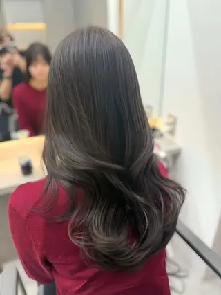 セミロング カラー 髪質改善カラー🦋 レイヤー/ナカネのヘアスタイル