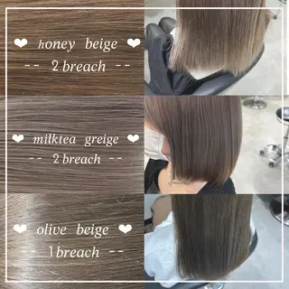 ロング カラー ヘアアレンジ ayaka 🍨のマツエク・マツパデザイン