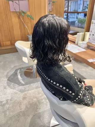ミディアム パーマ WATANABE MISAKIのヘアスタイル